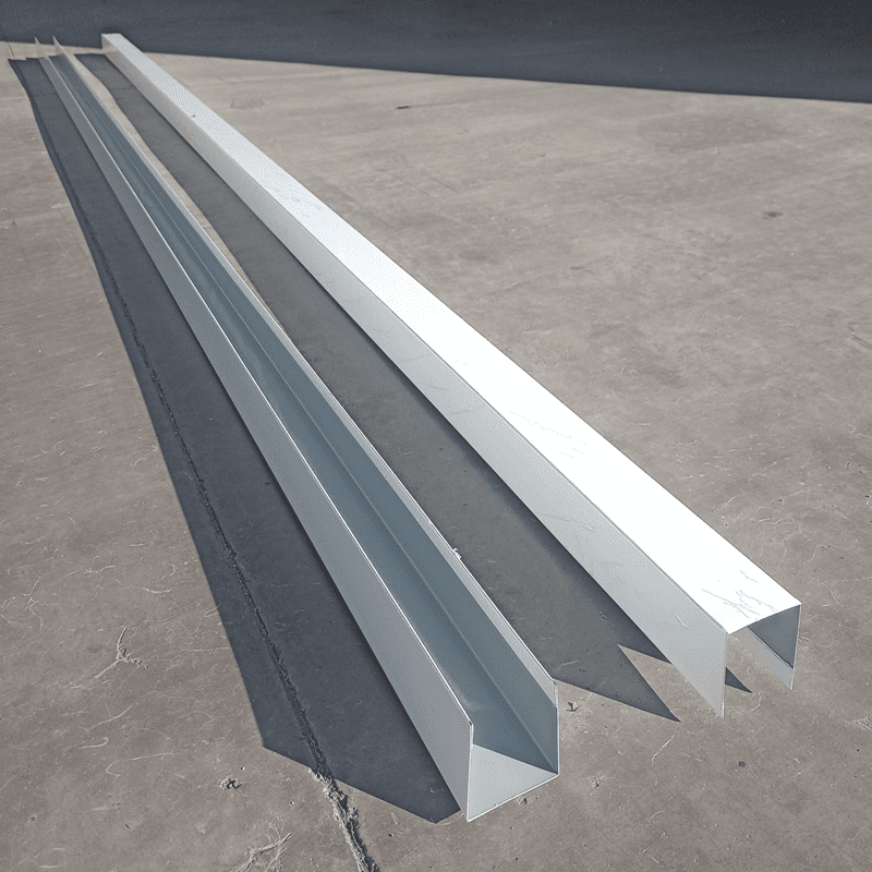 Canal Solera Blanca 55x40x0,5mm L:3m