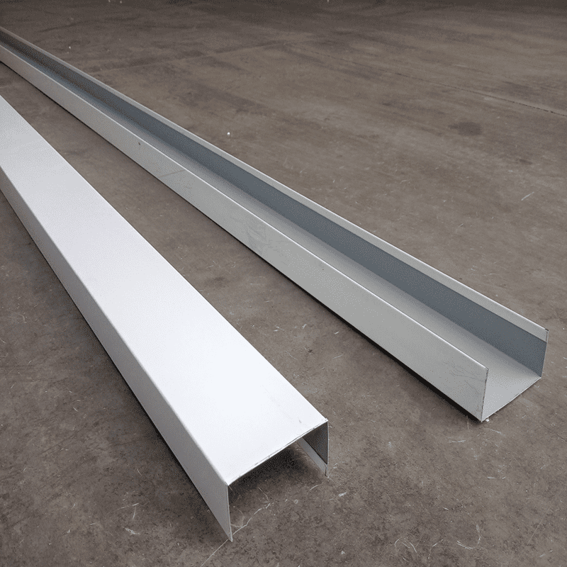 Canal Solera Blanca 105x40x0,5mm L:3m